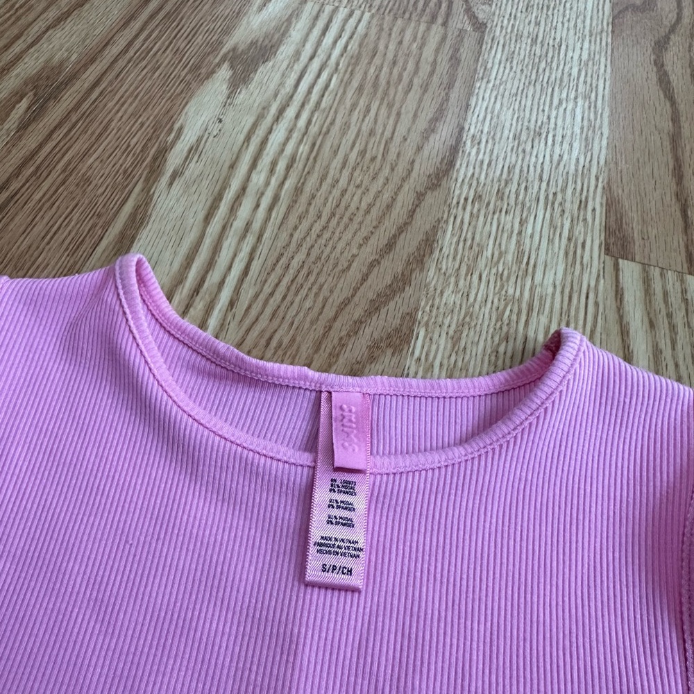 SKIMS Pink Sleeveless Maxi Dress - Picture 3 of 5